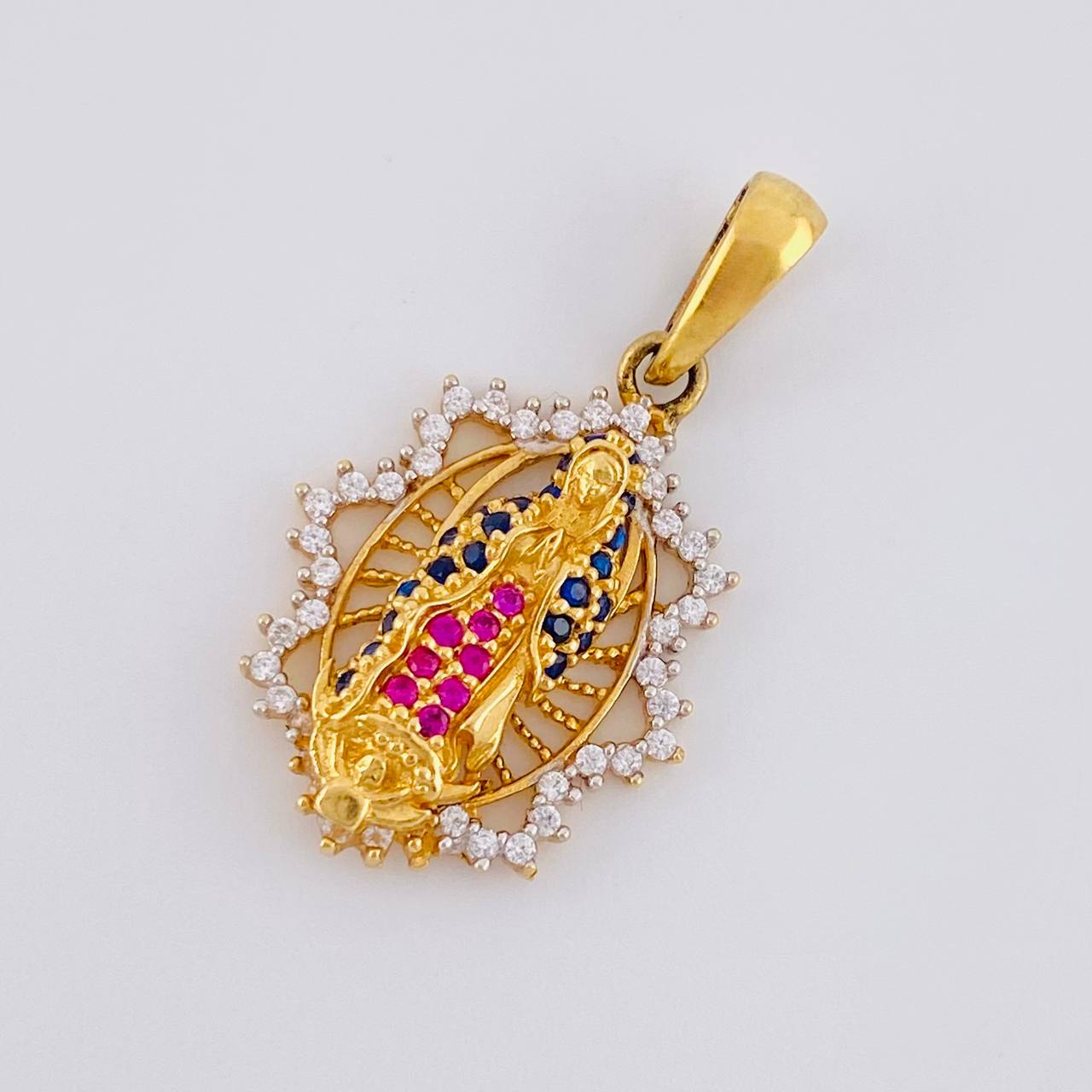 Dije Virgen De Guadalupe 2.75 g / 2.7 cm Oro Amarillo 18K