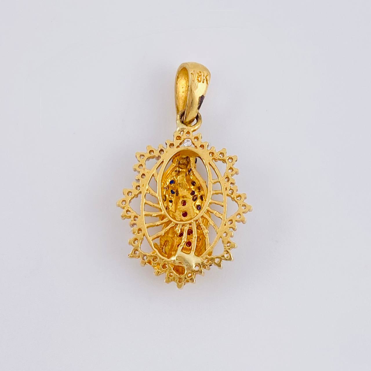 Dije Virgen De Guadalupe 2.75 g / 2.7 cm Oro Amarillo 18K