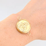Herraje Virgen Del Cramen Mate 2.15 g / 3 cm Oro Amarillo 18K