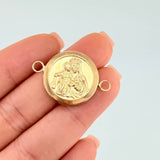 Herraje Virgen Del Cramen Mate 2.15 g / 3 cm Oro Amarillo 18K