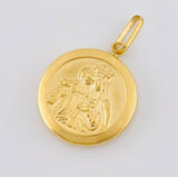 Dije Virgen Del Carmen Mate 2.25 g / 3.2 cm Oro Amarillo 18K