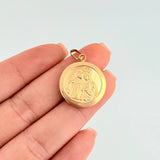 Dije Virgen Del Carmen Mate 2.1 g / 3.2 cm Oro Amarillo 18K