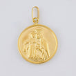Dije Virgen Del Carmen Mate 1.75 g / 3 cm Oro Amarillo 18K