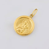 Dije Virgen Del Carmen Mate 1.15 g / 2.4 cm Oro Amarillo 18K