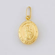 Dije Arcangel San Gabriel Mate 0.6 g / 2 cm Oro Amarillo 18K