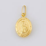 Dije Arcangel San Gabriel Mate 0.6 g / 2 cm Oro Amarillo 18K