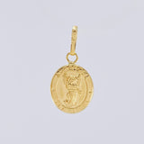 Dije Arcangel San Gabriel Mate 0.65 g / 2 cm Oro Amarillo 18K