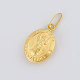 Dije Arcangel San Gabriel Mate 0.6 g / 2 cm Oro Amarillo 18K