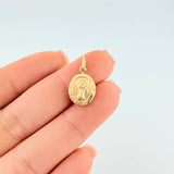 Dije Arcangel San Gabriel Mate 0.6 g / 2 cm Oro Amarillo 18K