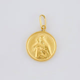 Dije Virgen Del Carmen Mate 0.9 g / 2.2 cm Oro Amarillo 18K