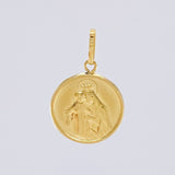 Dije Virgen Del Carmen Mate 0.85 g / 2.2 cm Oro Amarillo 18K
