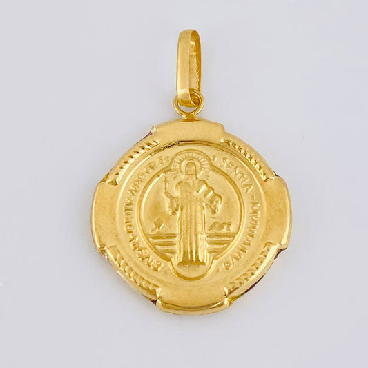 Dije San Benito 1.35 g / 2.7 cm Oro Amarillo 18K