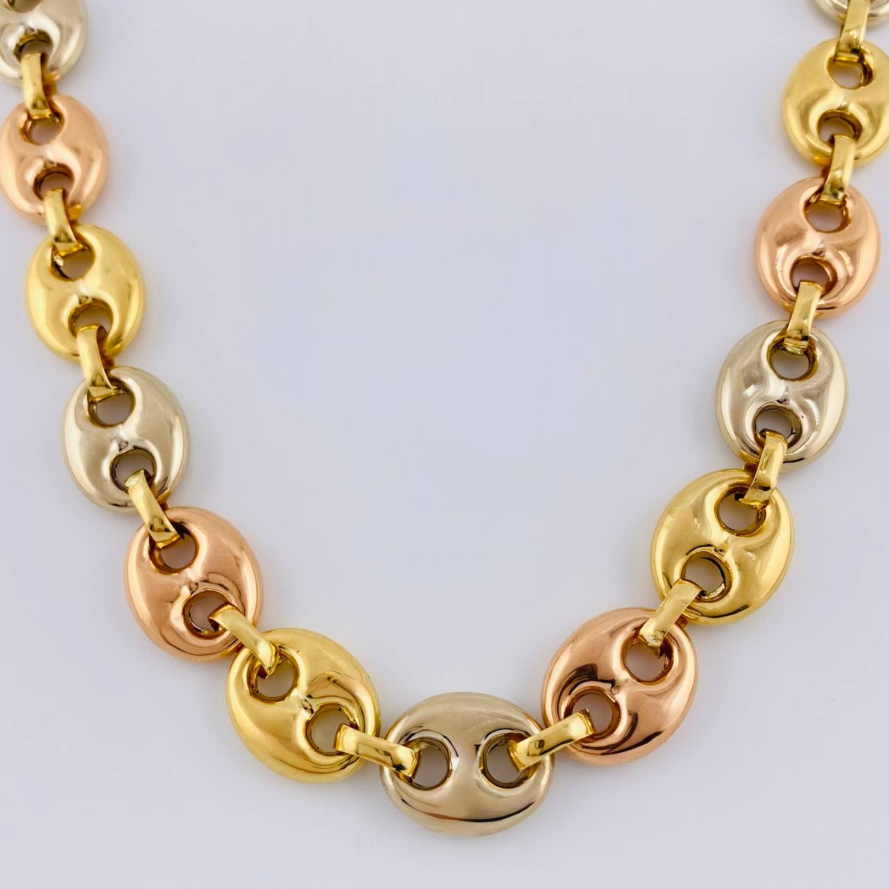 Cadena Gc 36.65 g / 71.4 cm / 11.2 mm Tres Oros 18K