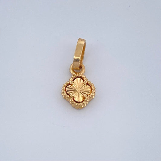 Dije Trebol 0.45gr / 1cm / Oro Amarillo 18K &