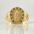 Anillo Virgen Guadalupe Herradura 7.35gr / T10 / Oro 18K