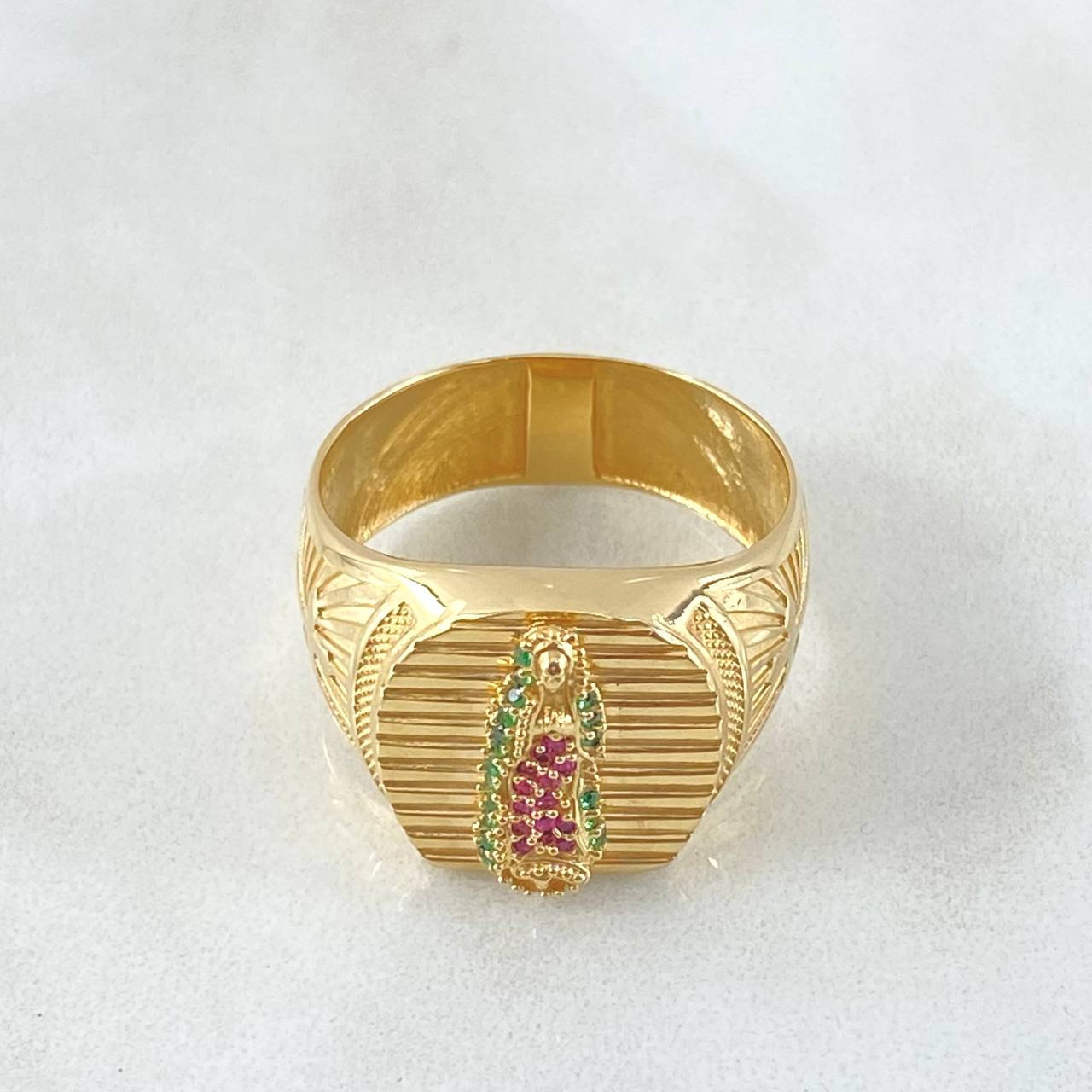 Anillo Milagrosa Radial 6.75gr / T9 3/4 / Oro 18K