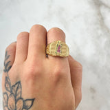 Anillo Milagrosa Radial 6.75gr / T9 3/4 / Oro 18K