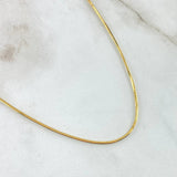 Cadena Serpiente Veneciana 5.7gr / 50cm / +3 Oro 18K ©