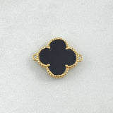 Herraje Trebol 1.65gr / 1.8cm / Nac.Esp. Oro 18K