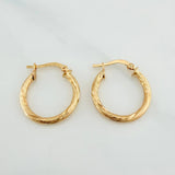 Candongas Sofi 1.9 g / 2 cm Oro Amarillo 18K