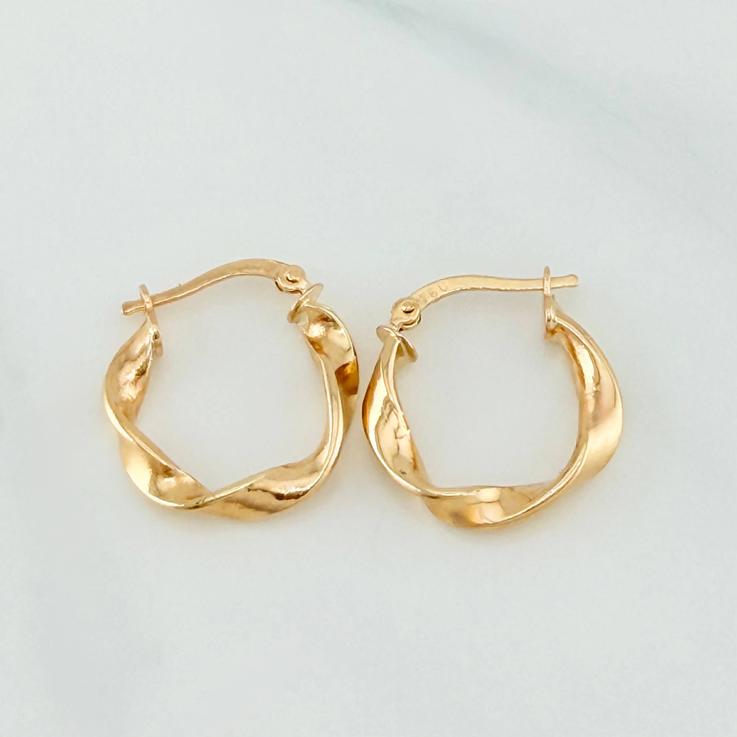 Candongas Remi 1.9 g / 2 cm Oro Amarillo 18K