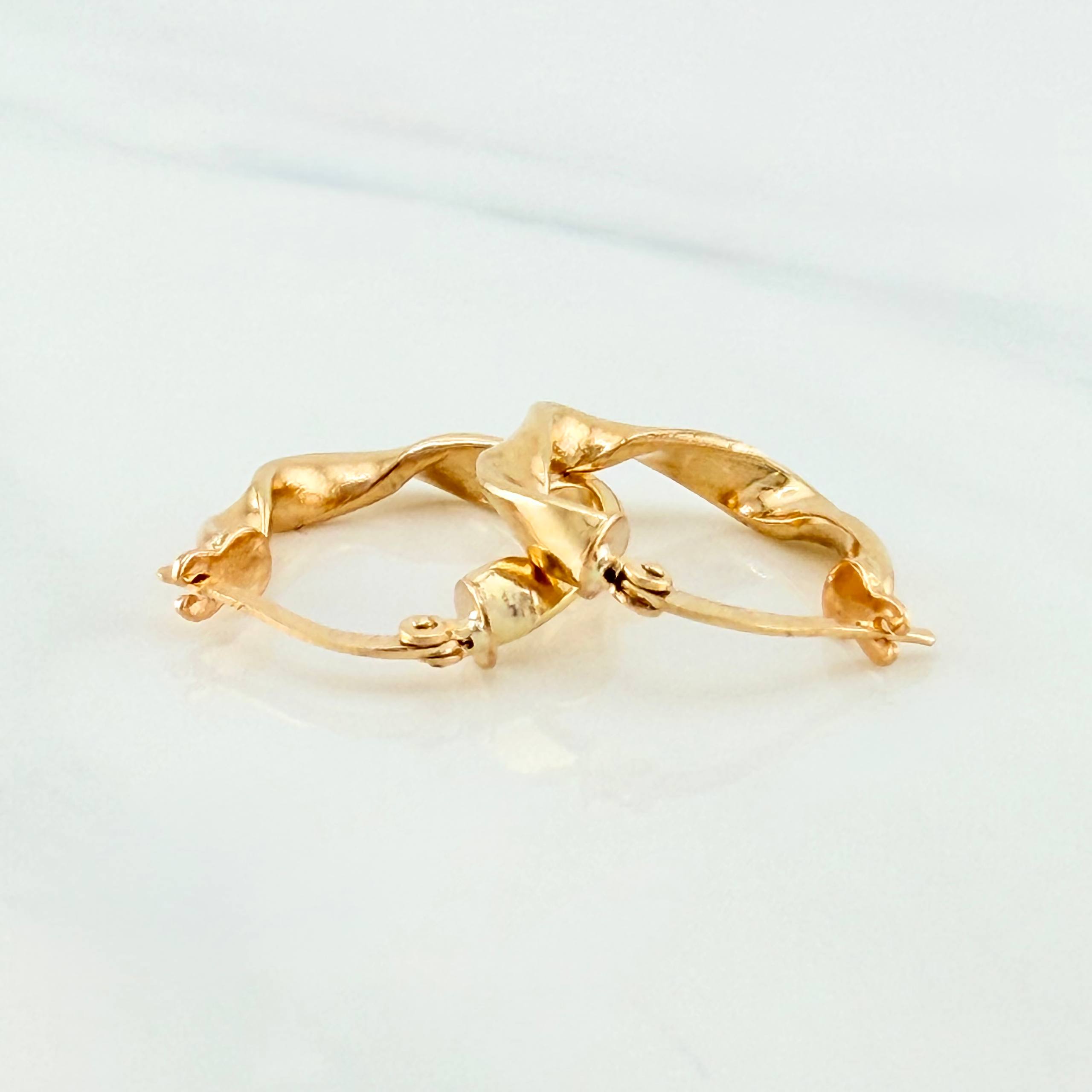 Candongas Remi 1.9 g / 2 cm Oro Amarillo 18K