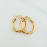 Candongas Sofi 1.85 g / 2 cm Oro Amarillo 18K