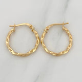Candongas Kari 1.35 g / 2 cm Oro Amarillo 18K