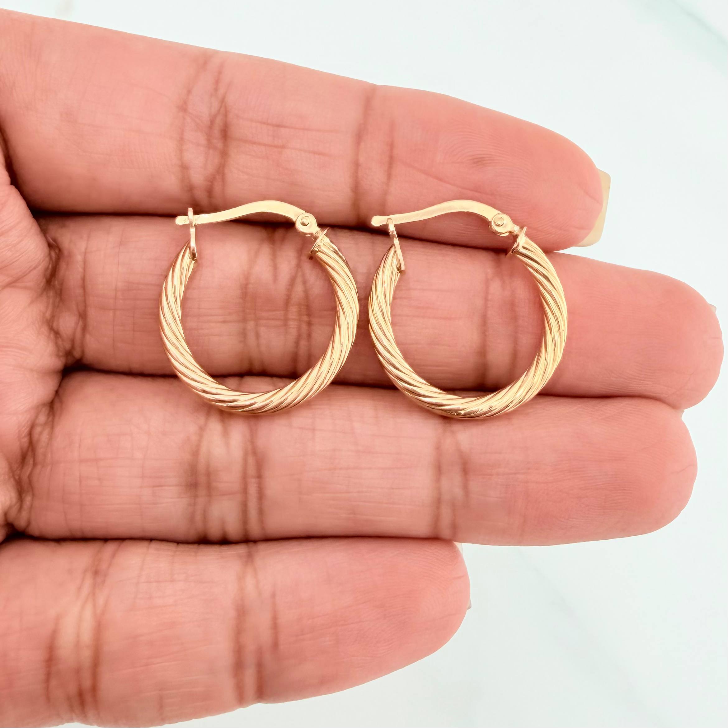 Candongas Sofi 1.95 g / 2.2 cm Oro Amarillo 18K