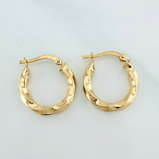 Candongas Kari 2 g / 2 cm Oro Amarillo 18K