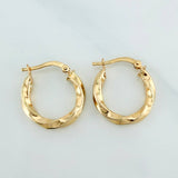 Candongas Kari 2 g / 2 cm Oro Amarillo 18K