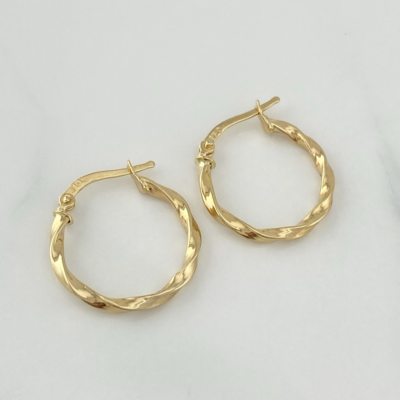 Candongas Kari 1.35 g / 2 cm Oro Amarillo 18K