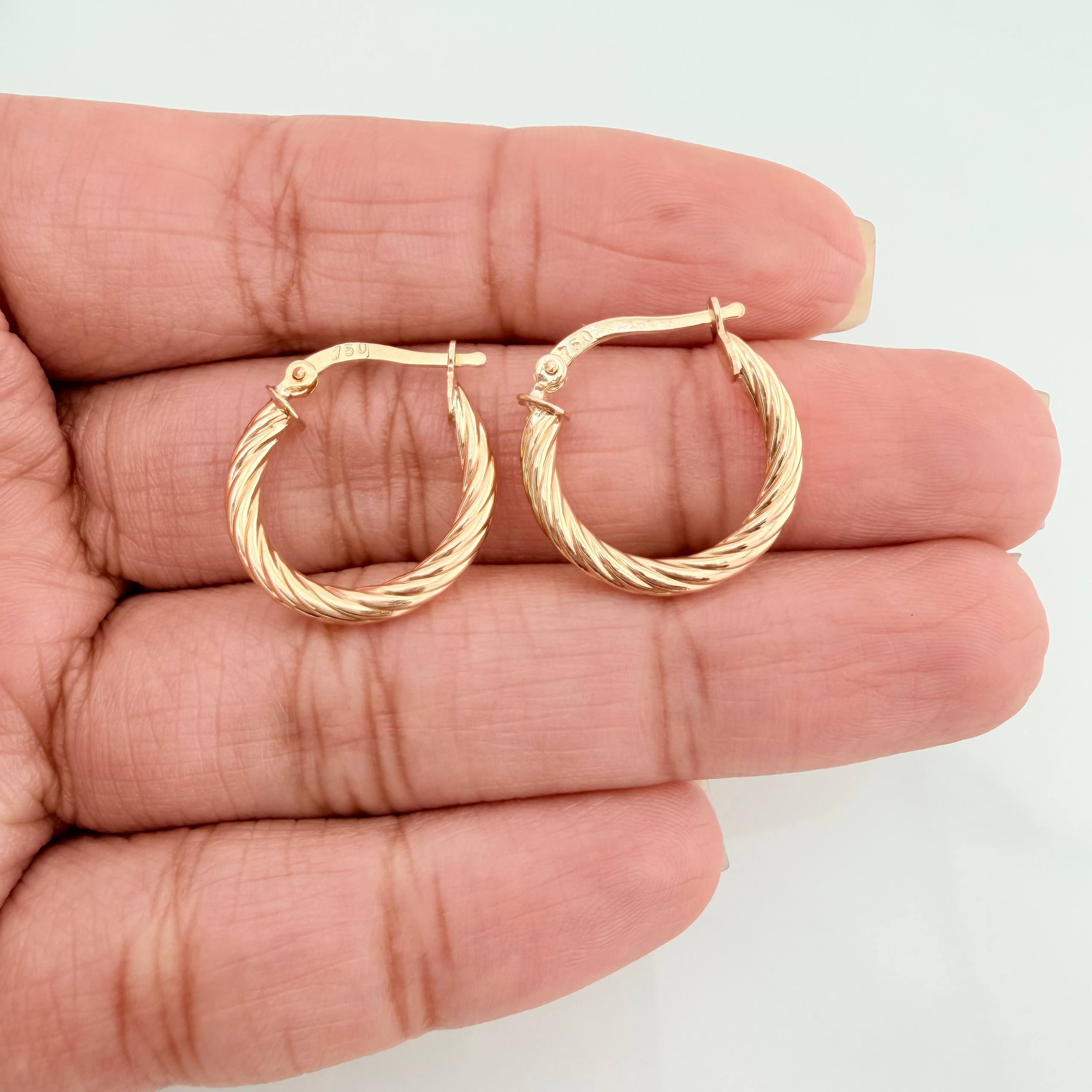 Candongas Mary 2 g / 1.8 cm Oro Amarillo 18K
