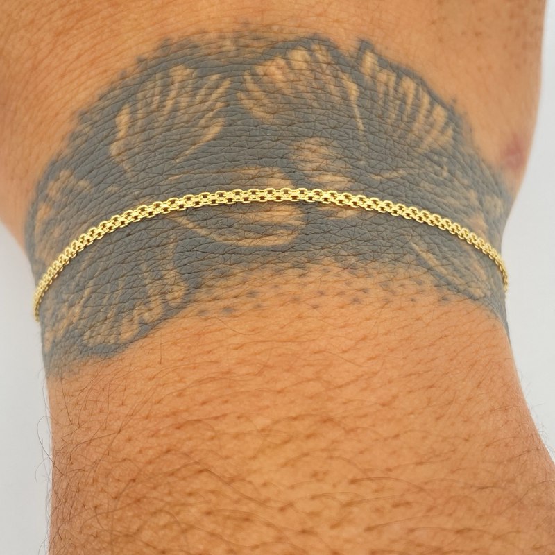 Pulso Chino 1.25gr / 19.3cm / +1 Oro 18K $