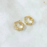 Candongas Tornillo 1.6gr / 1.5cm / Oro Amarillo 18K ©