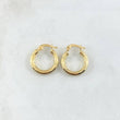Candongas Boni 1.15gr / 1.8cm / Lisas Oro Amarillo 18K *