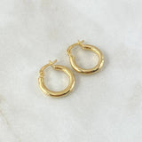 Candongas Jass 1.35gr / 1.7cm / Oro Amarillo 18K