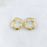 Candongas Deis 1.4gr / 2 cm / Oro Amarillo 18K ©