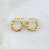 Candongas Angi 1.95gr / 2cm / Oro Amarillo 18K ©