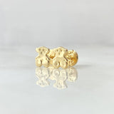 Topos Oso TS 0.55gr / 7mm Oro Amarillo 18K