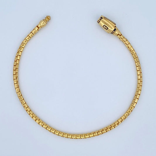Pulso Infinito Tipo Veneciana 6.9gr / 21cm / +3 Oro 18K $