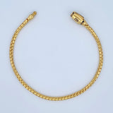Pulso Infinito Tipo Veneciana 6.9gr / 21cm / +3 Oro 18K $