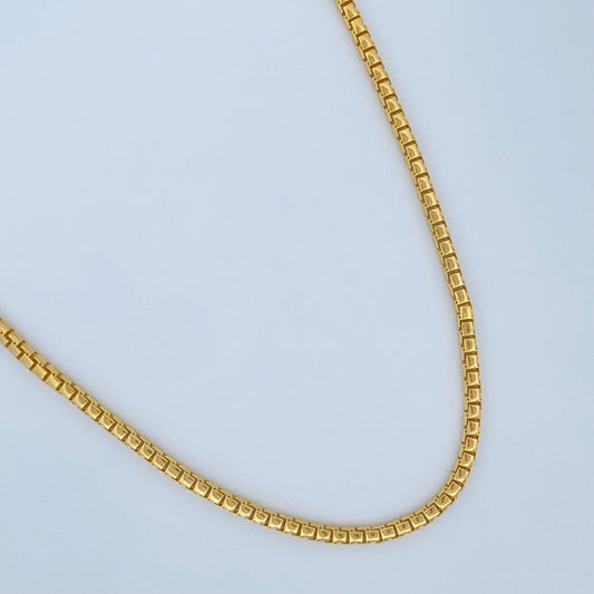 Cadena Infinito Tipo Veneciana 16.3gr / 62cm / +3 Oro 18K $