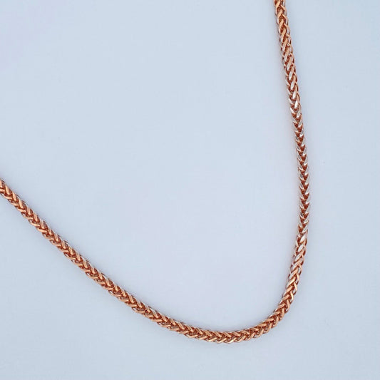 Cadena Franco 11.7gr / 65cm / +3 Oro 18K $