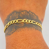 Pulso Figaro 4.1gr / 18.5cm / +1 Oro 18K $