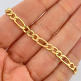 Pulso Figaro 4.1gr / 18.5cm / +1 Oro 18K $
