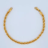 Pulso Lazo 4gr / 19cm / +3 Oro 18K $