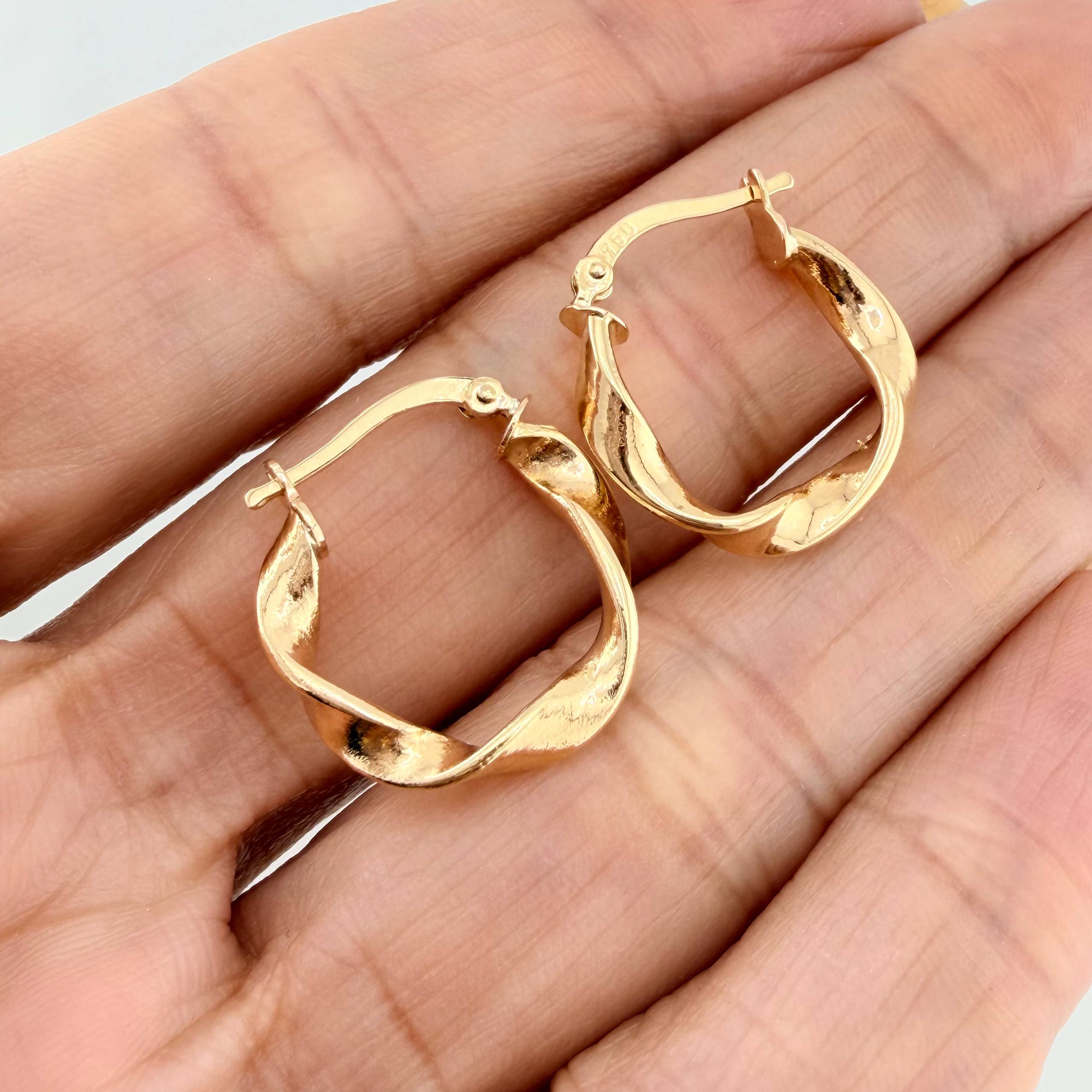 Candongas Remi 1.9 g / 2 cm Oro Amarillo 18K
