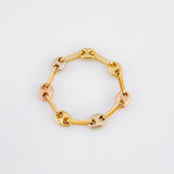 Anillo Gc 0.45gr / T3 / 3mm Tres Oros 18K