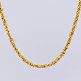 Cadena Lazo Militar 14.45gr / 60cm / 3.3mm Oro Amarillo +3 18K *